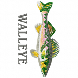 Fishes Embroidery Design 1
